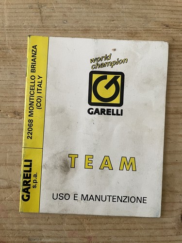 Uso manutenzione garelli - uso, e
