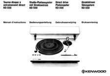 Kenwood KD-550 Giradischi