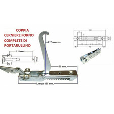 Nardi coppia cerniere porta - cerniere,