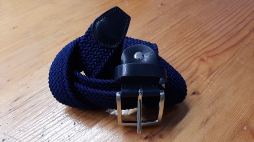 Royal blue elastic braided - royal,