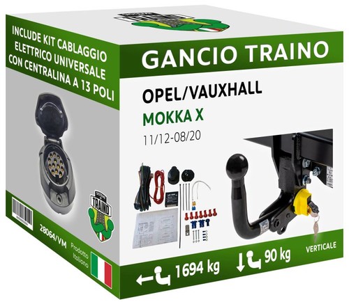 Gancio verticale estraibile - verticale,