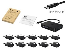 PACK 10 Usb Type-C Hub 4 USB