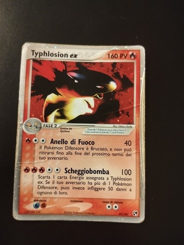 Pokemon card typhlosion - card, ex