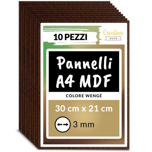 Mdf pannelli in legno - 10, x