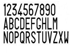 Lettere numeri vinile - ,