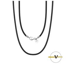 COLLANA VERA PELLE UOMO DONNA