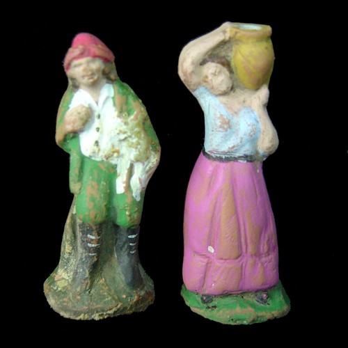 Pastori terracotta presepe - pastori,
