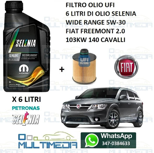 Filtro olio ufi litri - filtro,
