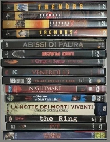 Lotto dvd film horror - dvd,