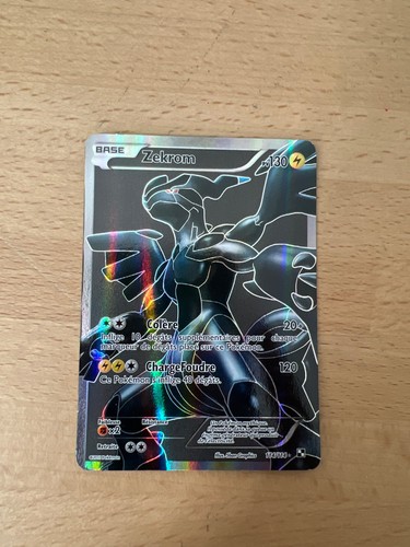Carte pokémon zekrom full art - pokémon, full-art