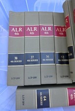 Lot of 5 Vintage ALR Law Books
