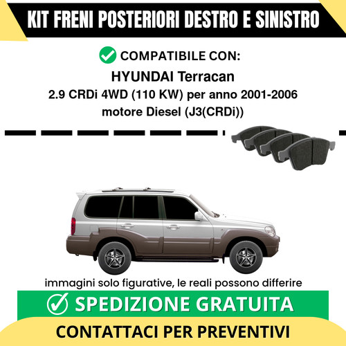 Pastiglie freno posteriori - pastiglie,