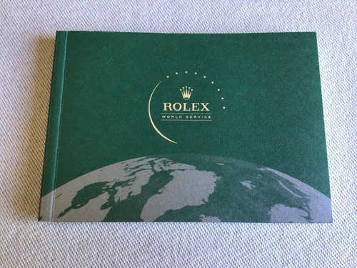Libretto booklet rolex world - libretto,