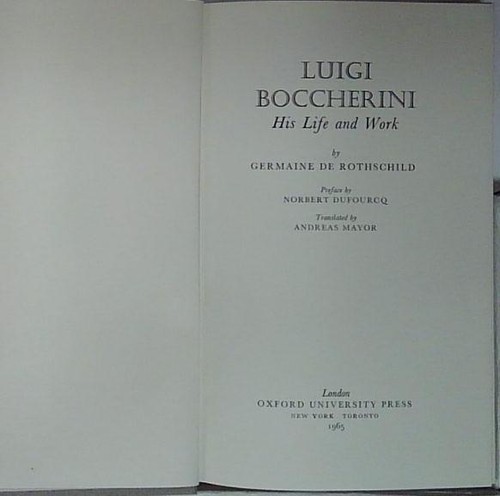 Rothschild luigi boccherini - rothschild,