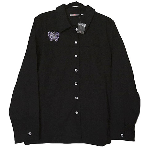 Nuova giacca denim - , nera