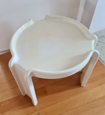 KARTELL DESIGN GIOTTO STOPPINO TAVOLINO CAFFE' DIVANO 1970 IMPILABILE cm 38