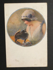 antica cartolina augurale