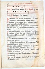 Stampa antica ANTIFONARIO