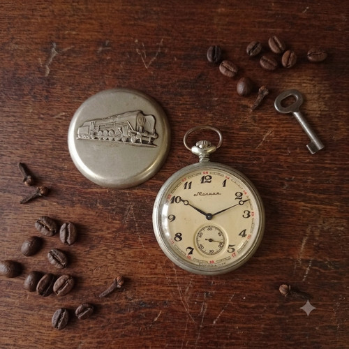 Ferrovia orologio tasca - da,