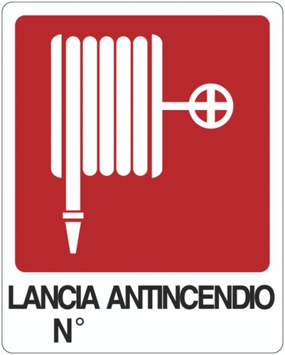 Cartello segnaletico lancia - segnaletico-,