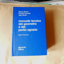 manuale per geometra e perito agrario. 1700 pg ,1978.PERFETTO