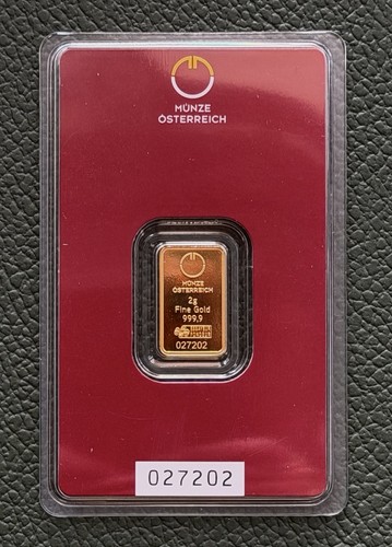 Lingote oro 999 9 - 2, g