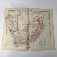Stampa antica mappa Afrika Bl