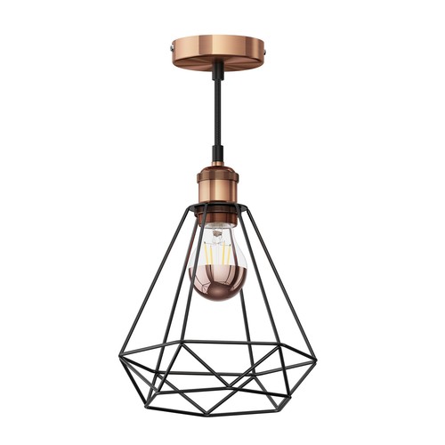 Lampada sospensione vintage - a,