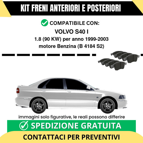Pastiglie freno ant post - pastiglie,