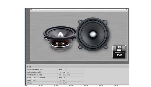Audiotop midrange m132 canali - midrange,