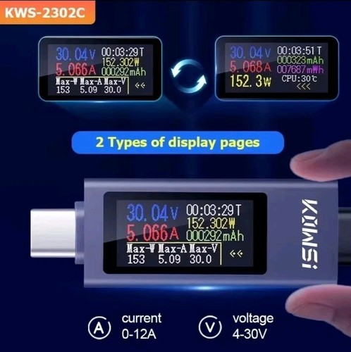 Tester usb multimetro - tester,