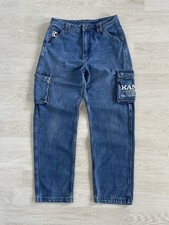 Jeans cargo Karl Kani ricamati