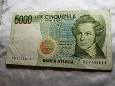 Banconota da 5000 lire del 4