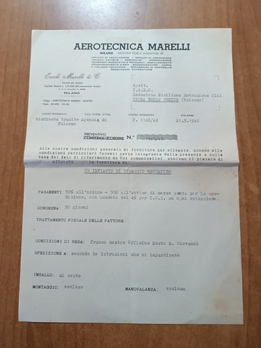 Milano 1946 lettera - milano,