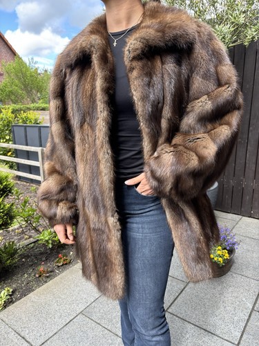 Cappotto lungo pelliccia - , donna
