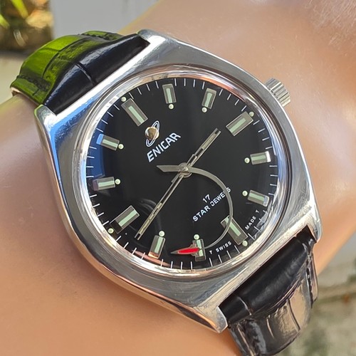 Orologio vintage enicar uomo - vintage,