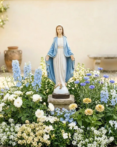 Statua madonna miracolosa - statua,