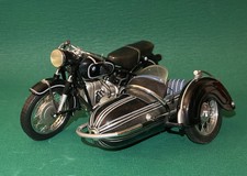 Motocicletta BMW Franklin 1957 come nuova con sidecar (modello scala 1:10) AS-IS