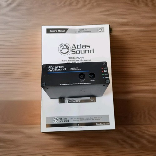 Atlasied tsd ml11 - atlasied, preamp