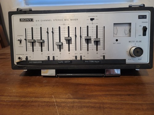 Sony 12m mixer stereo - sony, mx-12m