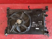 KIT COMPLETO RADIATORE ACQUA ARIA E VENTOLA Opel Corsa 1.2 BZ 2007-8-9-10-11-12 