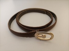 Cintura vintage marrone pelle