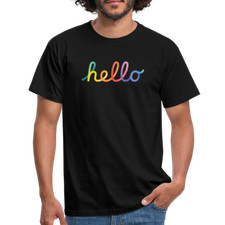 Apple hello logotype shirt - hello, s