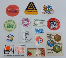 13 ADESIVI STICKER VINTAGE