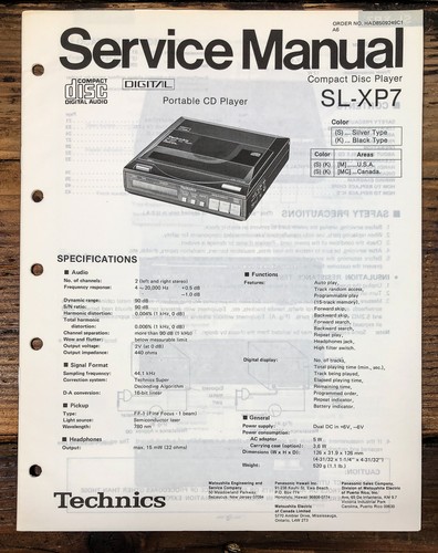 Technics xp7 lettore cd - technics,