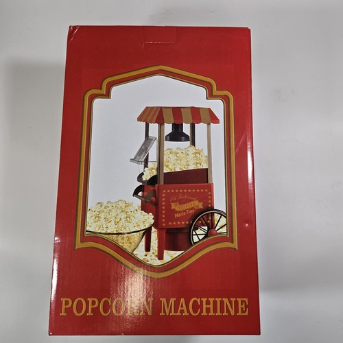 Vintage style popcorn machine - style,