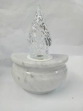 LAMPADA A MEZZA LUNA IN MARMO