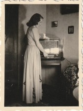 foto vintage giovane donna con