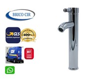 miscelatore rubinetto lavello bagno lavabo cromo alto ottone cromato 30cm