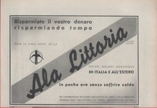 Ala Littoria. Linee aeree